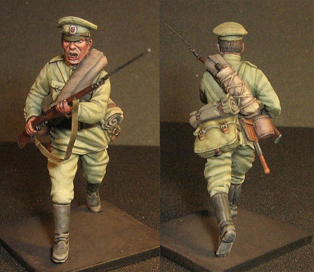 Figures: Russian infantryman, WWI