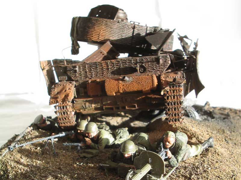 Dioramas and Vignettes: Panzer IV knocked out, photo #3