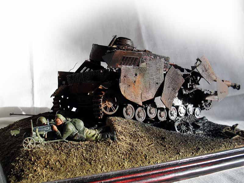 Dioramas and Vignettes: Panzer IV knocked out, photo #4