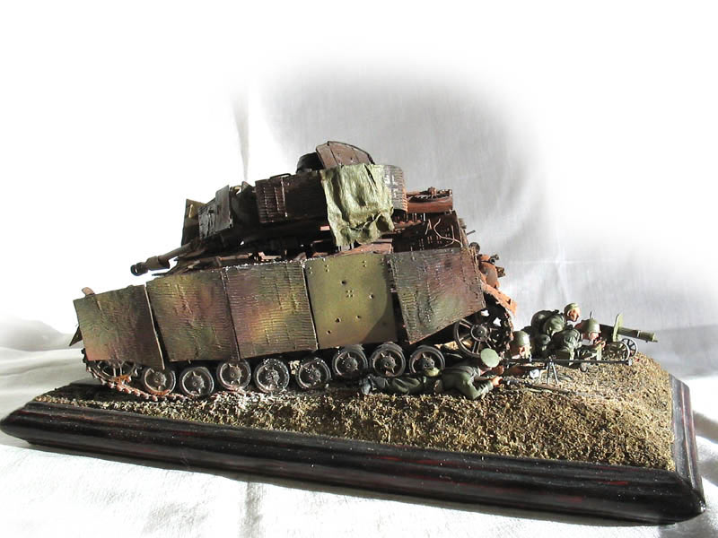 Dioramas and Vignettes: Panzer IV knocked out, photo #8