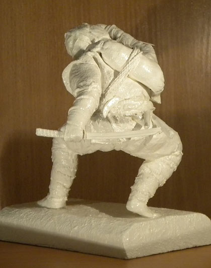 Sculpture: Ninja. Shadow of the Night, photo #2