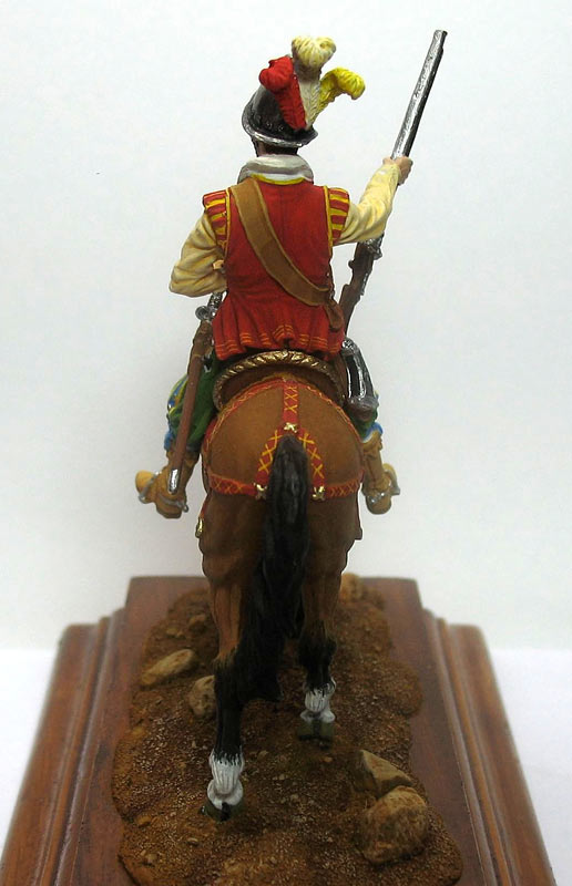 Figures: Mounted harquebusier, early XVII century, photo #5