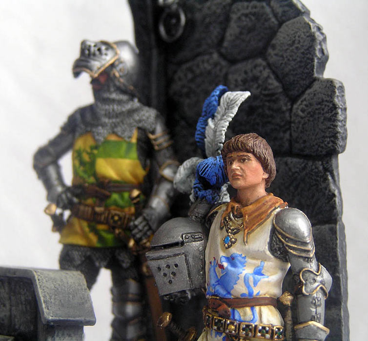 Dioramas and Vignettes: Italian knights in castle, XIV century, photo #3