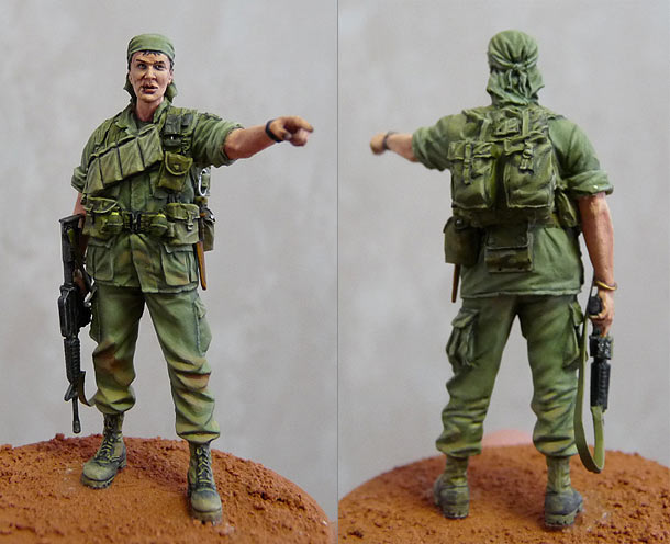 Figures: Sergeant, 25th infantry div. Vietnam'68