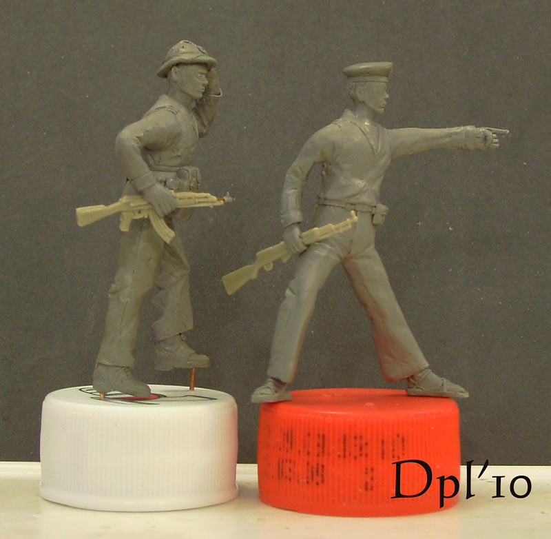 Sculpture: NVA marines. Vietnam, 1975, photo #5