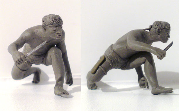 Скульптура: Боец спецподразделения 