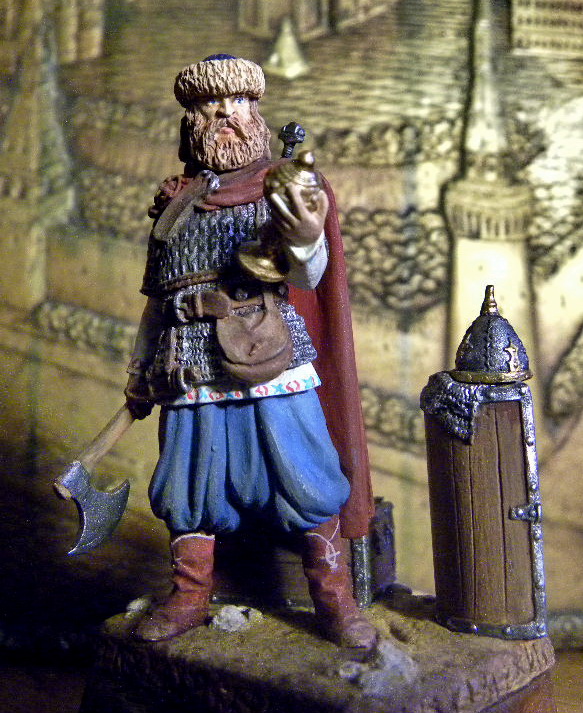 Figures: Russian warrior, IX-X A.D., photo #1