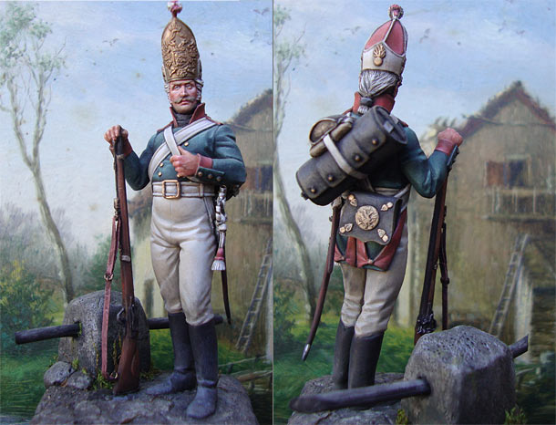 Figures: Grenadier, Pavlovsky regt., early XIX century