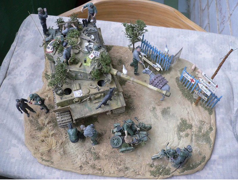 Диорамы и виньетки: Утро в колхозе, фото #1