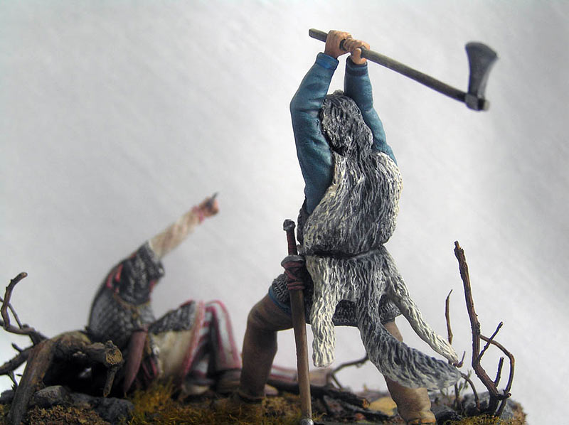 Dioramas and Vignettes: Viking and Russian warrior, photo #11