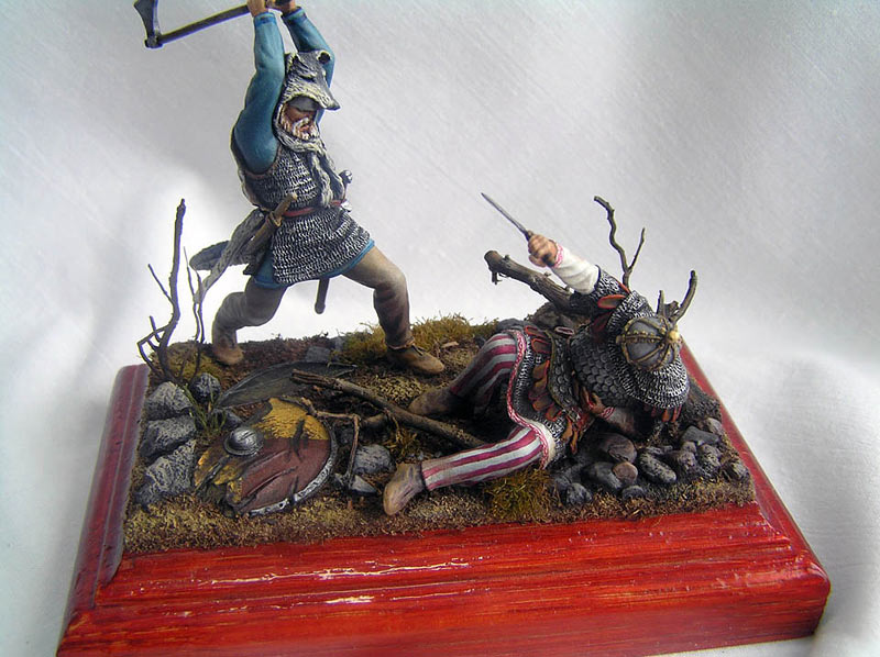 Dioramas and Vignettes: Viking and Russian warrior, photo #2