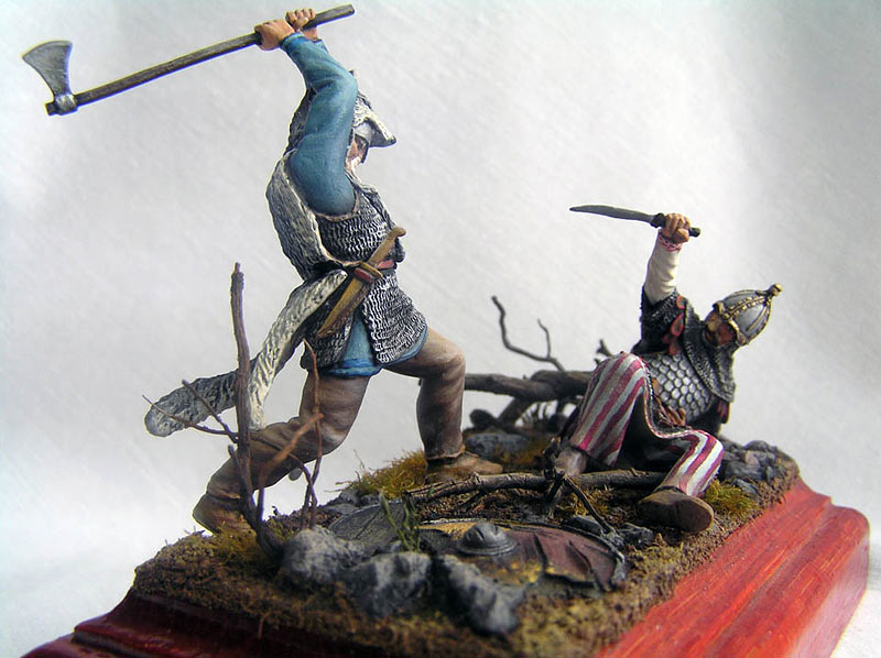 Dioramas and Vignettes: Viking and Russian warrior, photo #5
