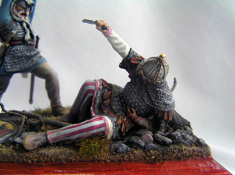 Dioramas and Vignettes: Viking and Russian warrior, photo #7