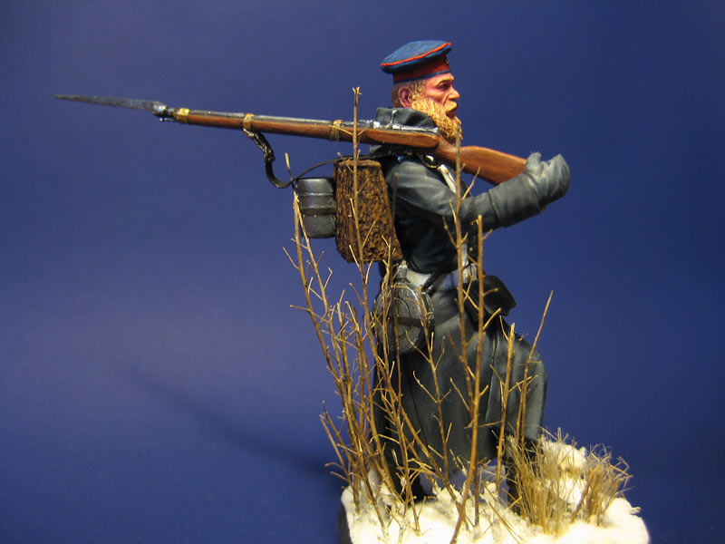 Фигурки: Прусский пехотинец, зима 1870, фото #11