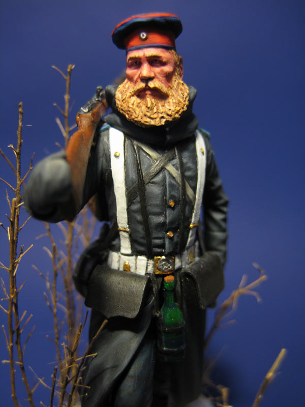 Figures: Prussian infantryman, winter 1870, photo #12