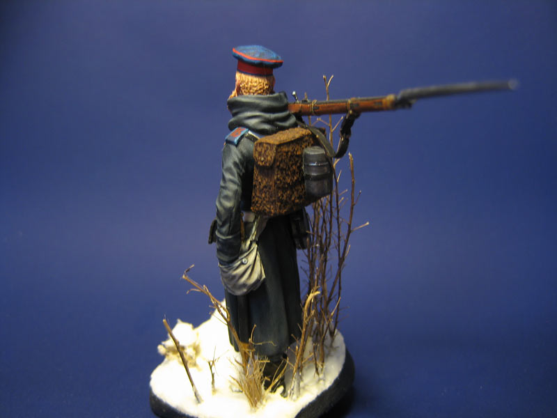 Figures: Prussian infantryman, winter 1870, photo #3