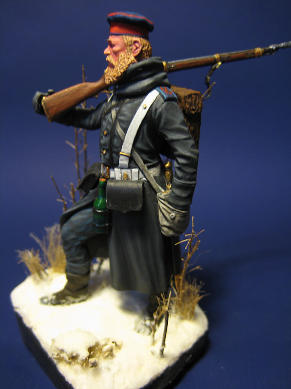 Figures: Prussian infantryman, winter 1870, photo #4
