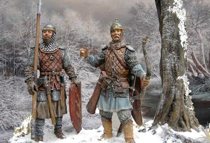 Dioramas and Vignettes: Russian warriors, photo #8