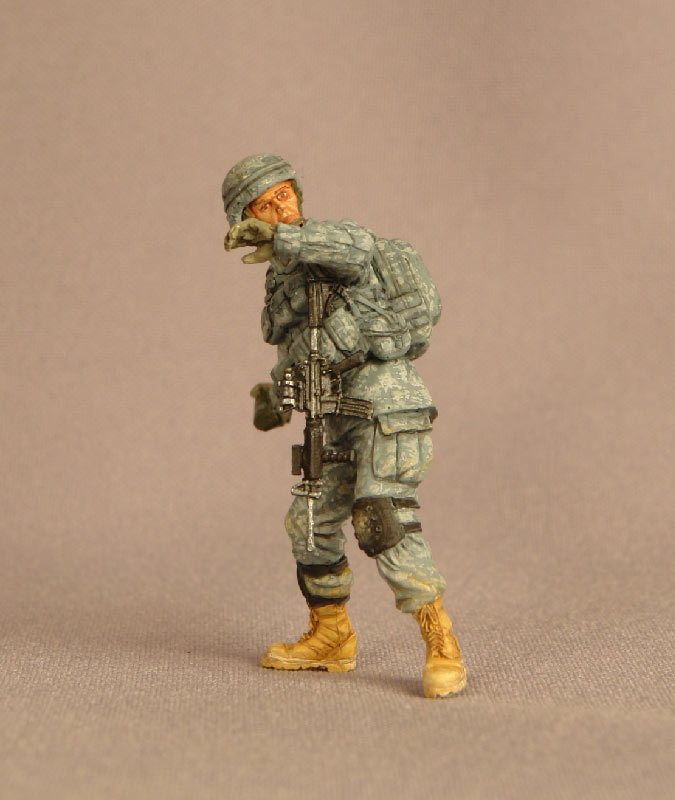 Figures: GI, 2nd infantry division, photo #1