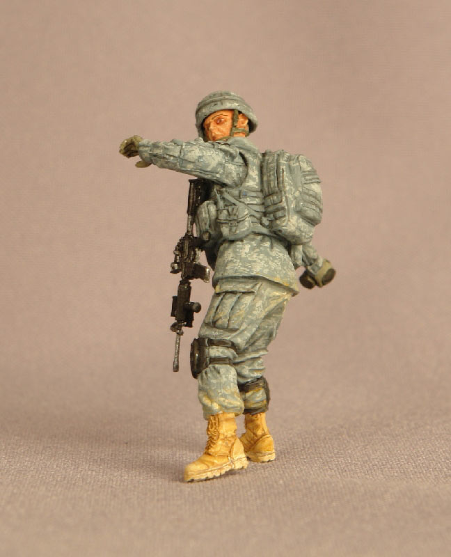 Figures: GI, 2nd infantry division, photo #2