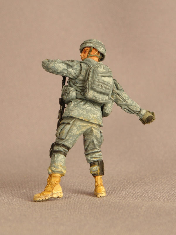Figures: GI, 2nd infantry division, photo #3