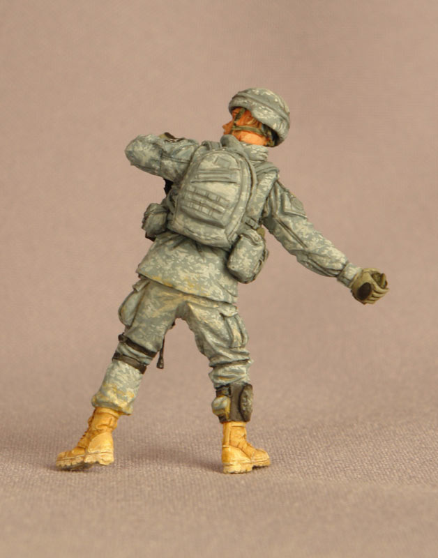 Figures: GI, 2nd infantry division, photo #4