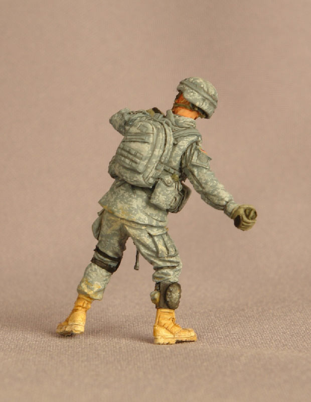 Figures: GI, 2nd infantry division, photo #5