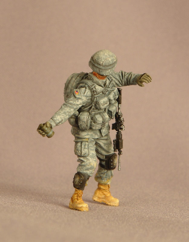 Figures: GI, 2nd infantry division, photo #6