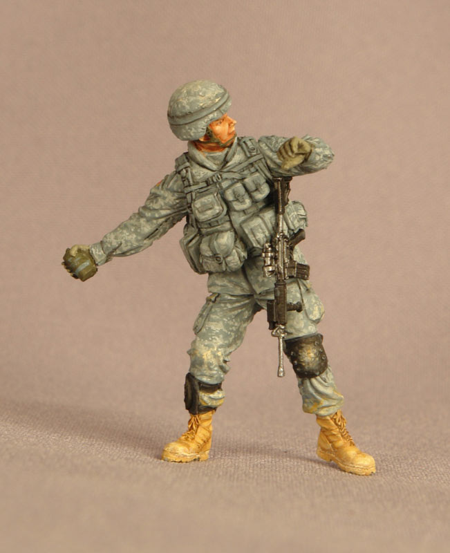 Figures: GI, 2nd infantry division, photo #7