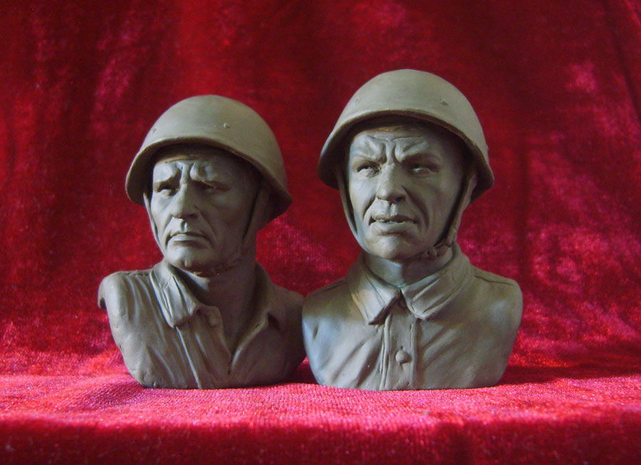 Sculpture: Soviet AT riflle crewmen, photo #1