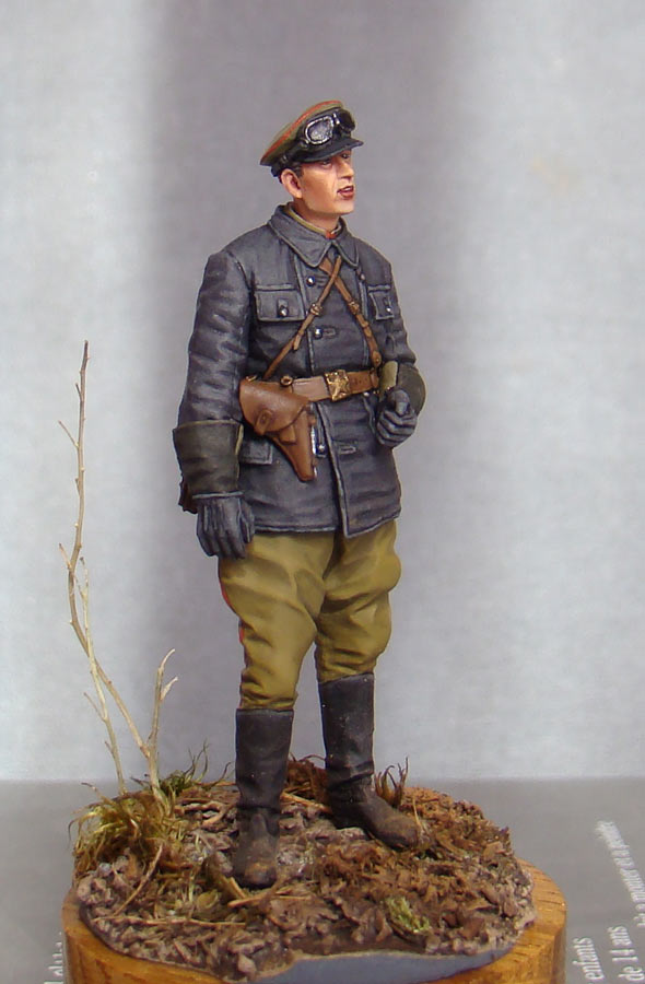 Figures: Soviet officer, armoured troops, photo #6