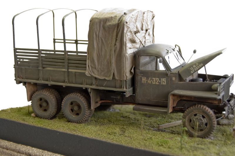 Dioramas and Vignettes: Studebaker US6. Roads of War, photo #12