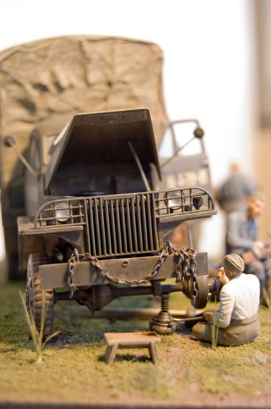 Dioramas and Vignettes: Studebaker US6. Roads of War, photo #14