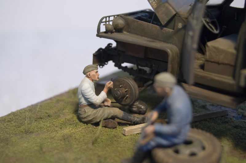 Dioramas and Vignettes: Studebaker US6. Roads of War, photo #4