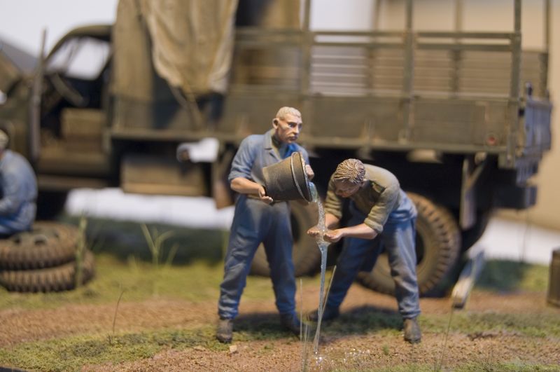 Dioramas and Vignettes: Studebaker US6. Roads of War, photo #5