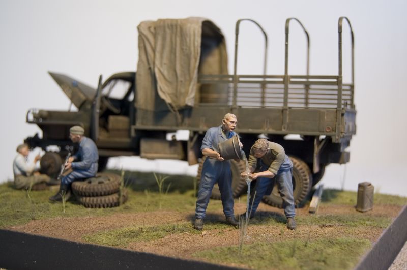 Dioramas and Vignettes: Studebaker US6. Roads of War, photo #6