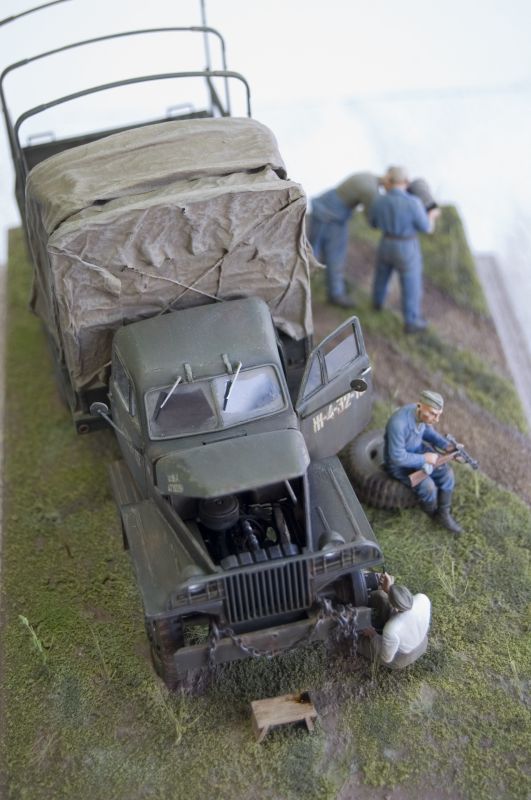 Dioramas and Vignettes: Studebaker US6. Roads of War, photo #7