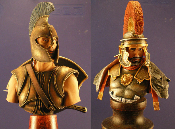 Figures: Centurion and Achilles