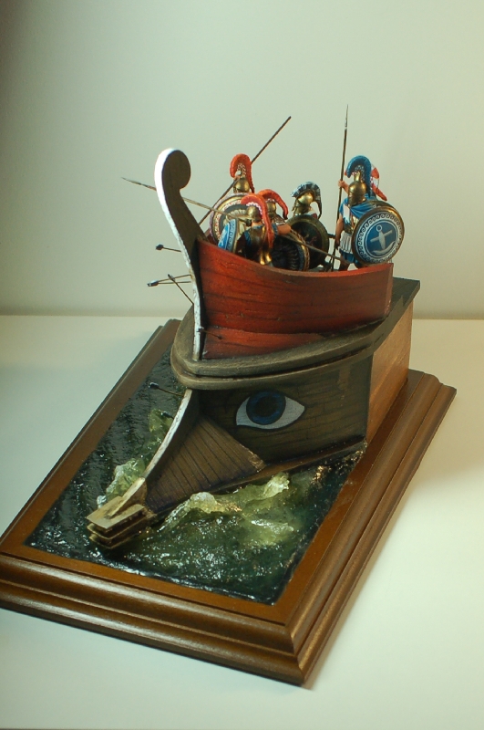 Dioramas and Vignettes: Greek warriors on the ship, photo #3