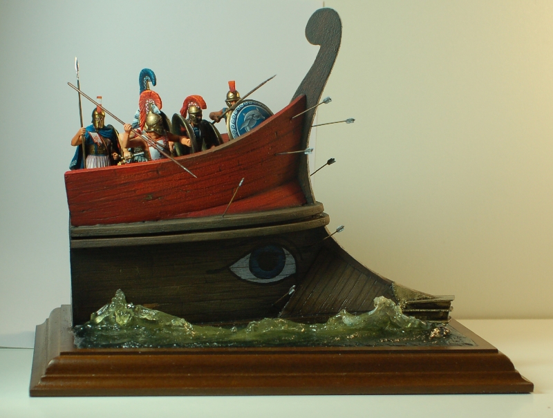 Dioramas and Vignettes: Greek warriors on the ship, photo #5