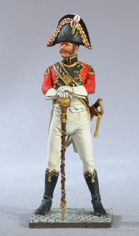 Figures: Tambour-major and drummer, 3rd Swiss infantry regt., 1812, photo #1