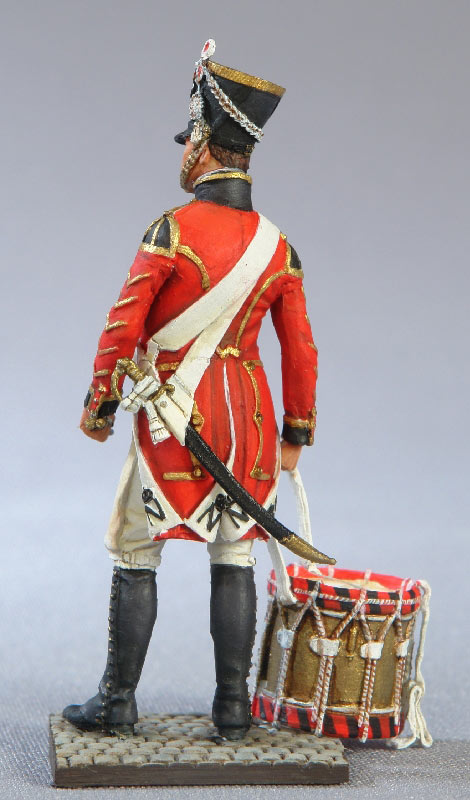 Фигурки: Тамбур-мажор и барабанщик швейцарской пехоты, 1812, фото #10