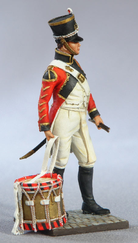 Фигурки: Тамбур-мажор и барабанщик швейцарской пехоты, 1812, фото #12