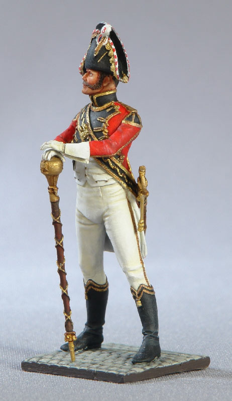 Figures: Tambour-major and drummer, 3rd Swiss infantry regt., 1812, photo #2