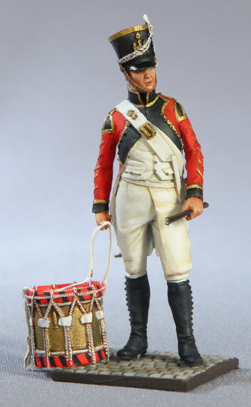 Фигурки: Тамбур-мажор и барабанщик швейцарской пехоты, 1812, фото #8