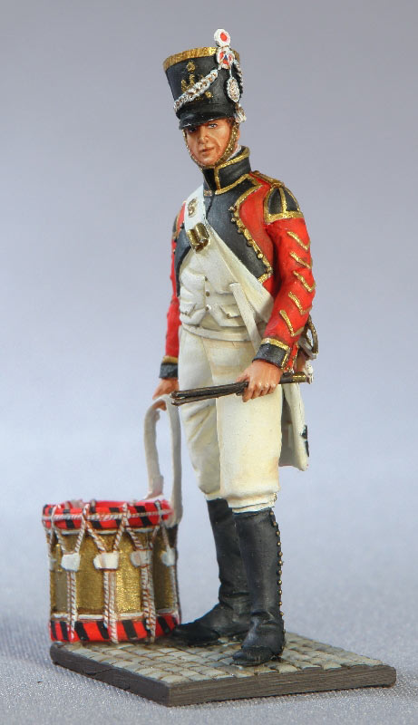 Фигурки: Тамбур-мажор и барабанщик швейцарской пехоты, 1812, фото #9