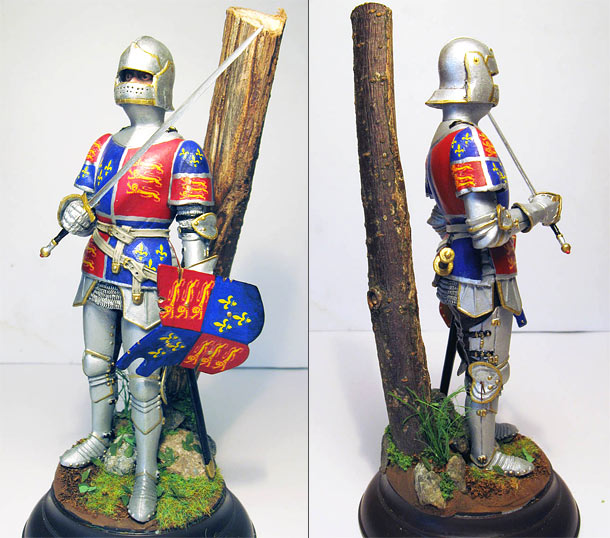 Figures: English knight, XV century