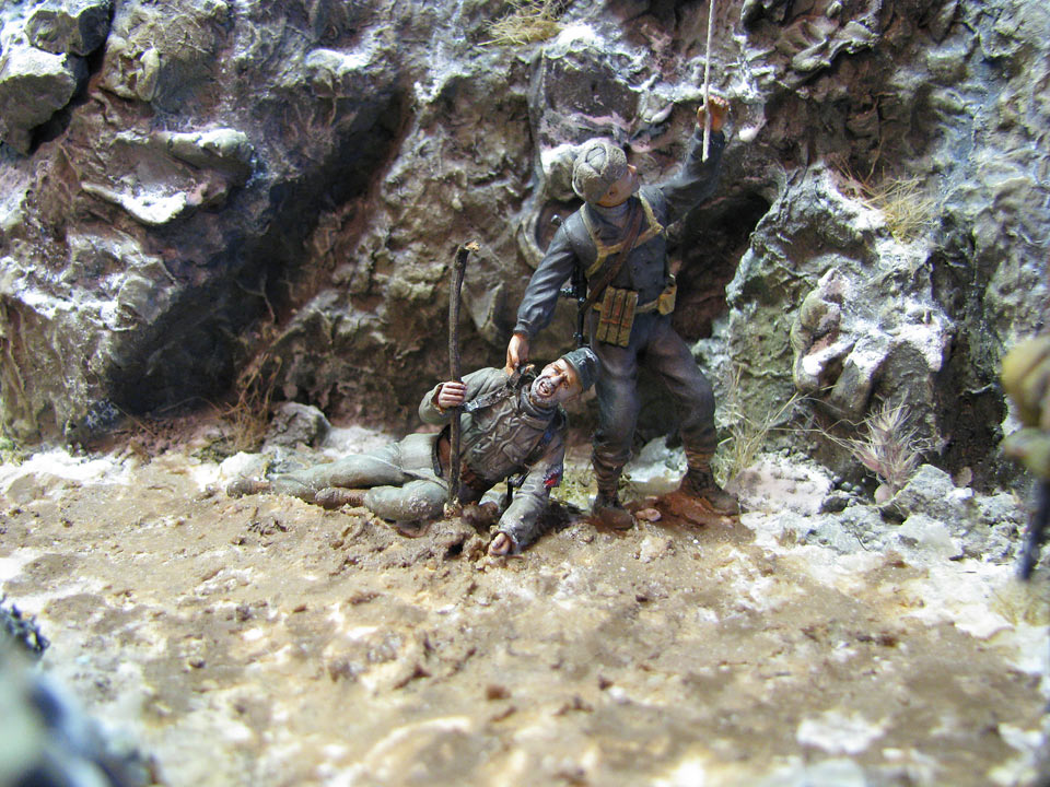 Dioramas and Vignettes: Kluhorsky pass, height 1360, October 1942, photo #15