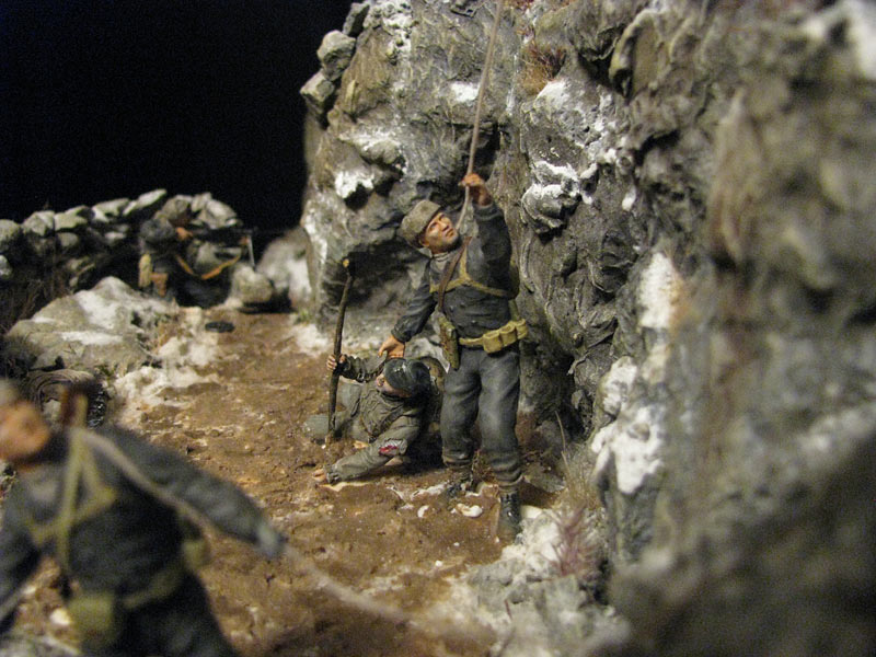 Dioramas and Vignettes: Kluhorsky pass, height 1360, October 1942, photo #24