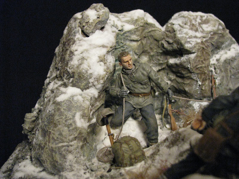 Dioramas and Vignettes: Kluhorsky pass, height 1360, October 1942, photo #26
